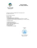 Avis de réunion du 09-02-2026