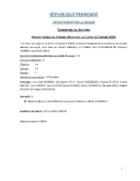 Procès Verbal séance du 12-01-2026